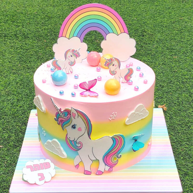 עוגות קשת בענן להזמנה והשראה - קולקציית 23 | Cake Factory