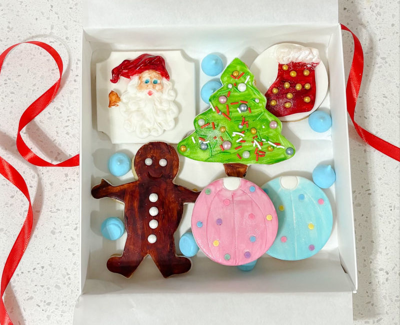 מארז עוגיות מעוצבות לקריסמס