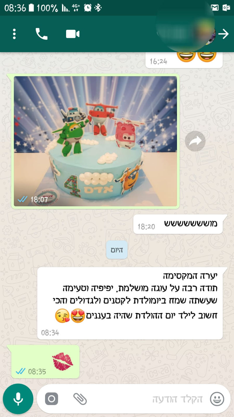 ביקורות מלקוחות לעוגה מושלמת