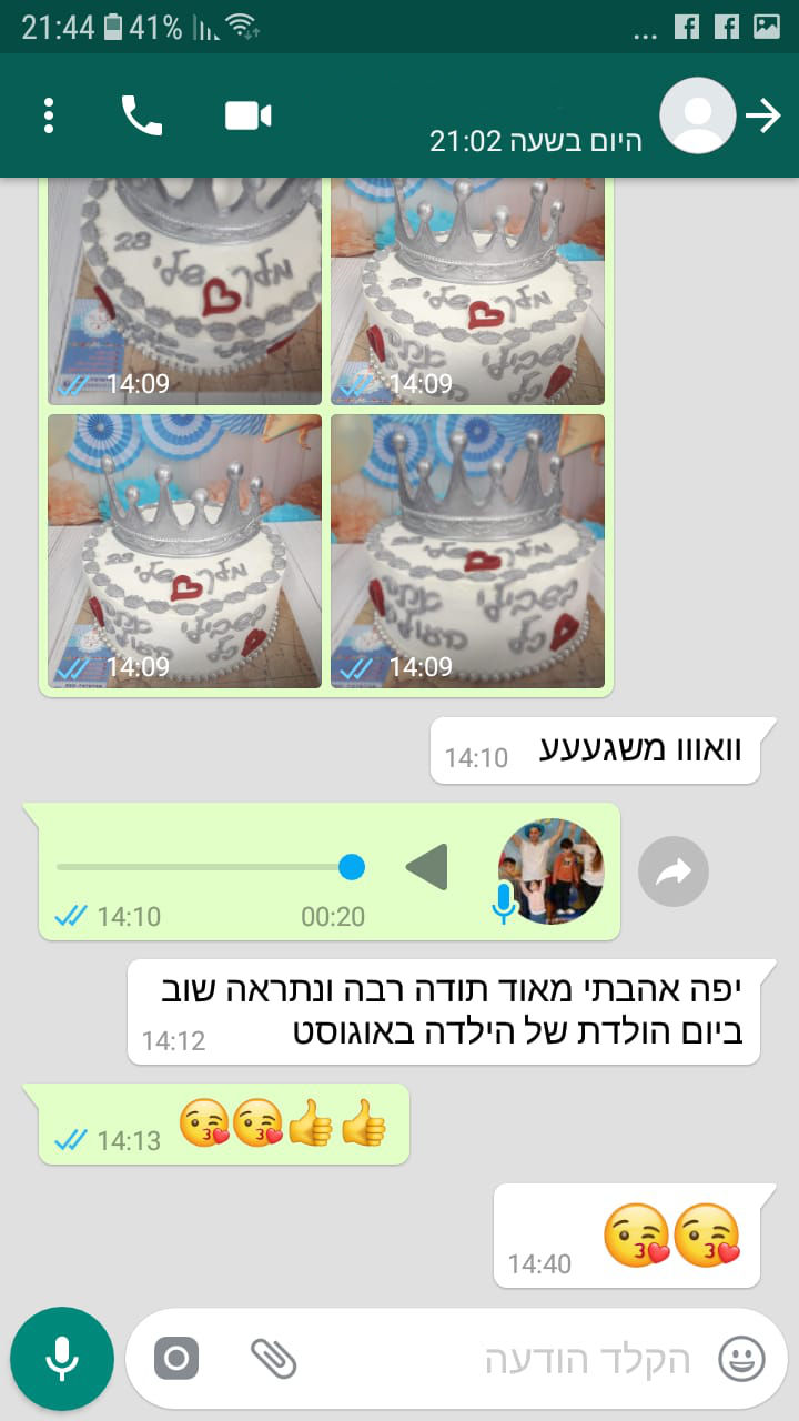 ביקורות מלקוחות לעוגה משגעת