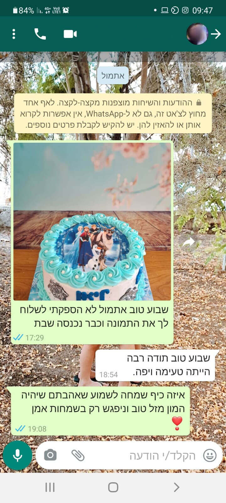 ביקורות מלקוחות לעוגה טעימה של אנה ואלזה