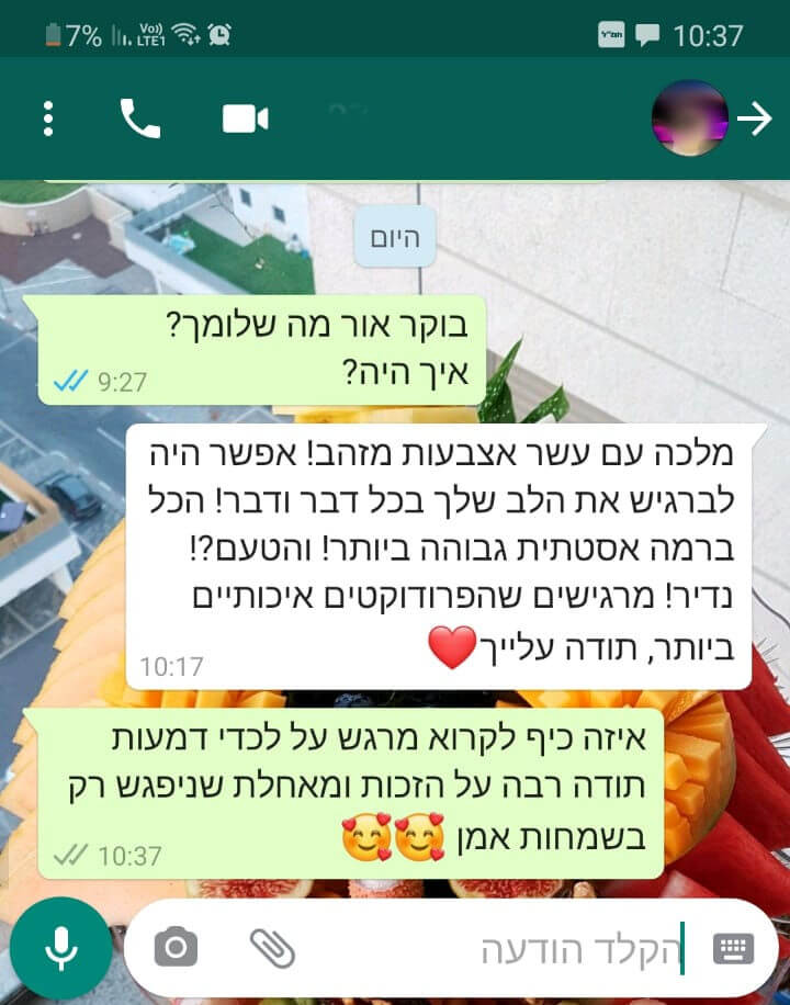 ביקורות מלקוחות מכל הלב