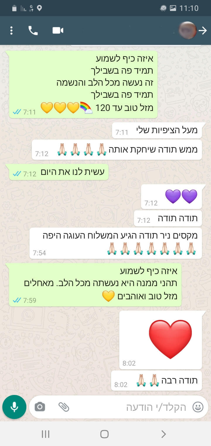 ביקורות מלקוחות לעוגה מעל כל הציפיות