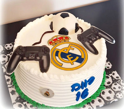 כדורגל עוגת ריאל מדריד