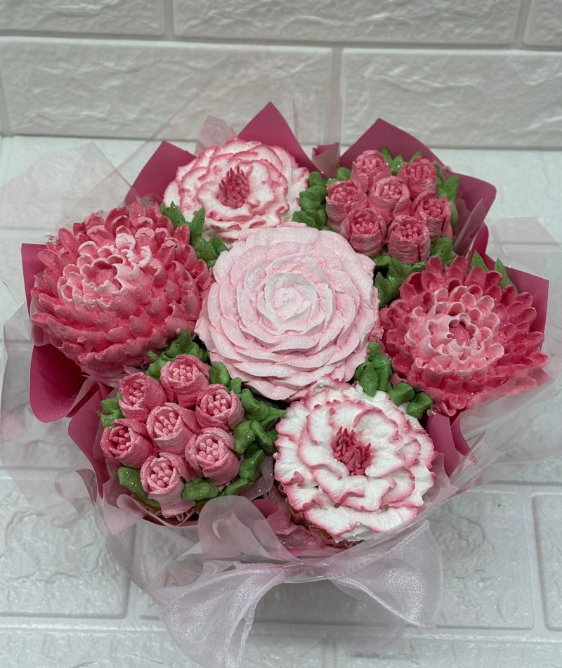 מארז זר פרחים