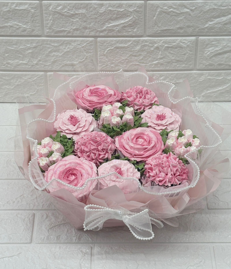 מארז קאפקייקס פרחים ליום האהבה