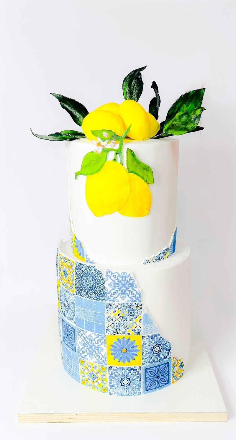 עוגה מיוחדת בעיצוב יווני