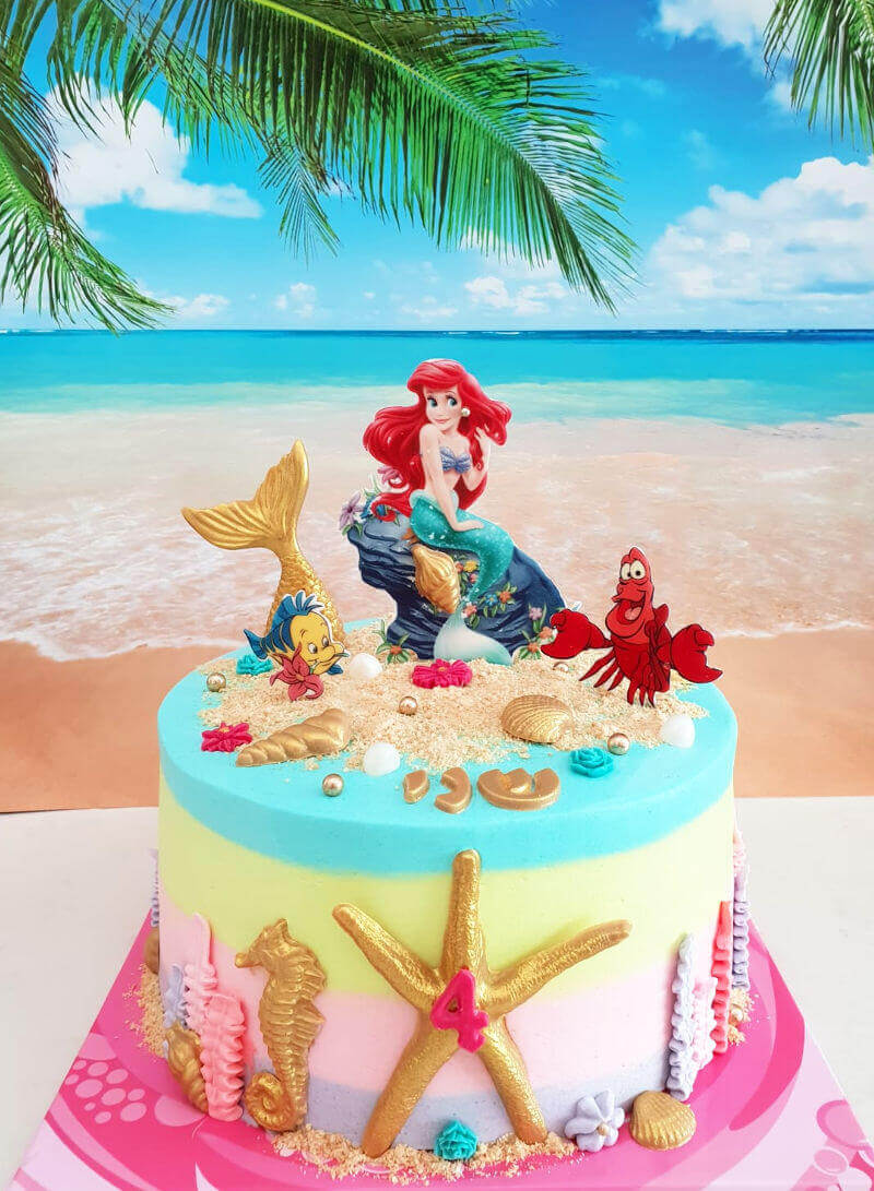 עוגה בת הים ליום הולדת