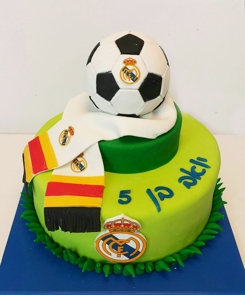 עוגה כדורגל ריאל מדריד