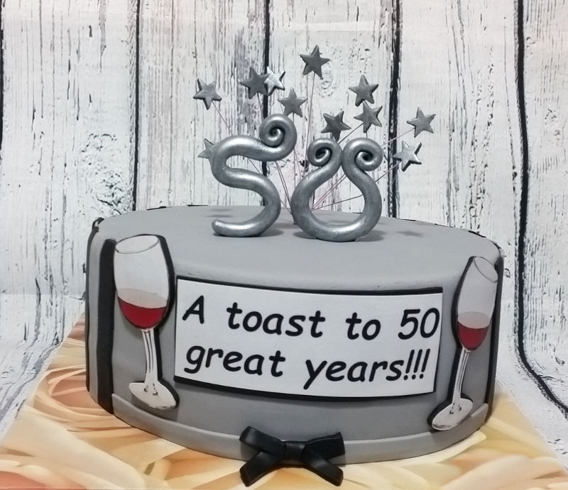 עוגה ל50 שנות נישואין