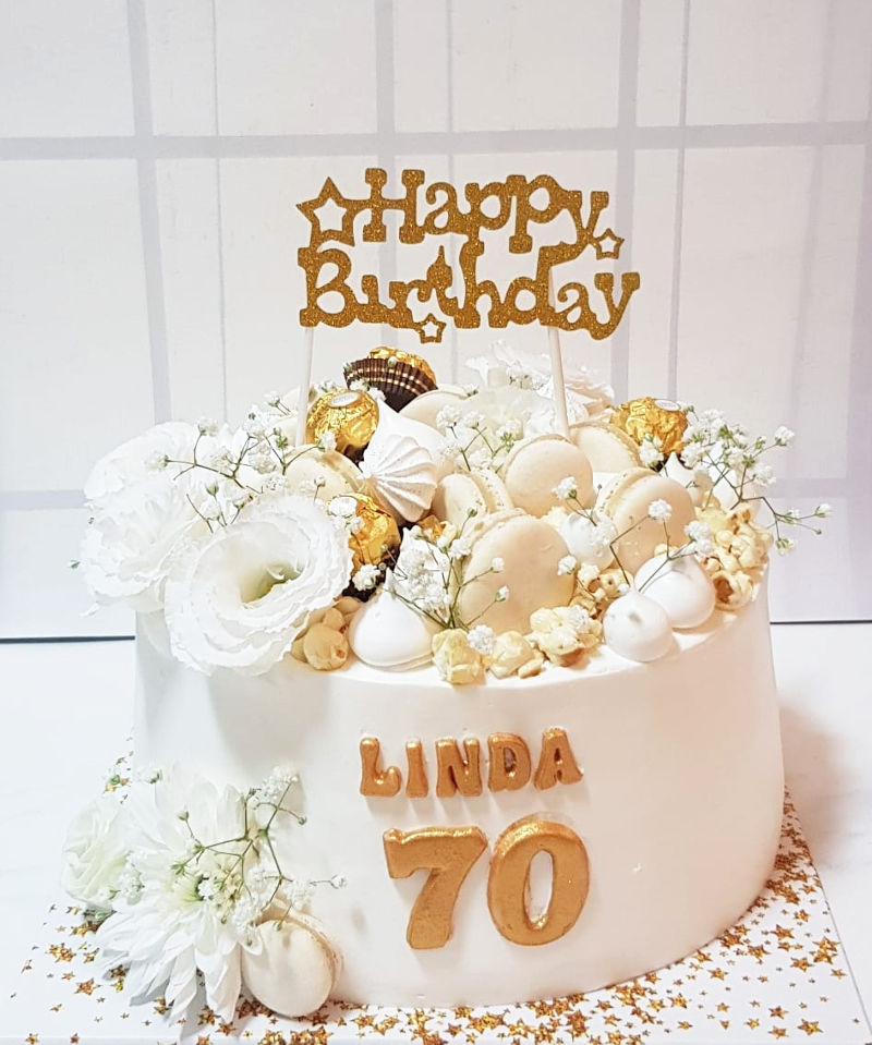 עוגה לגיל 70