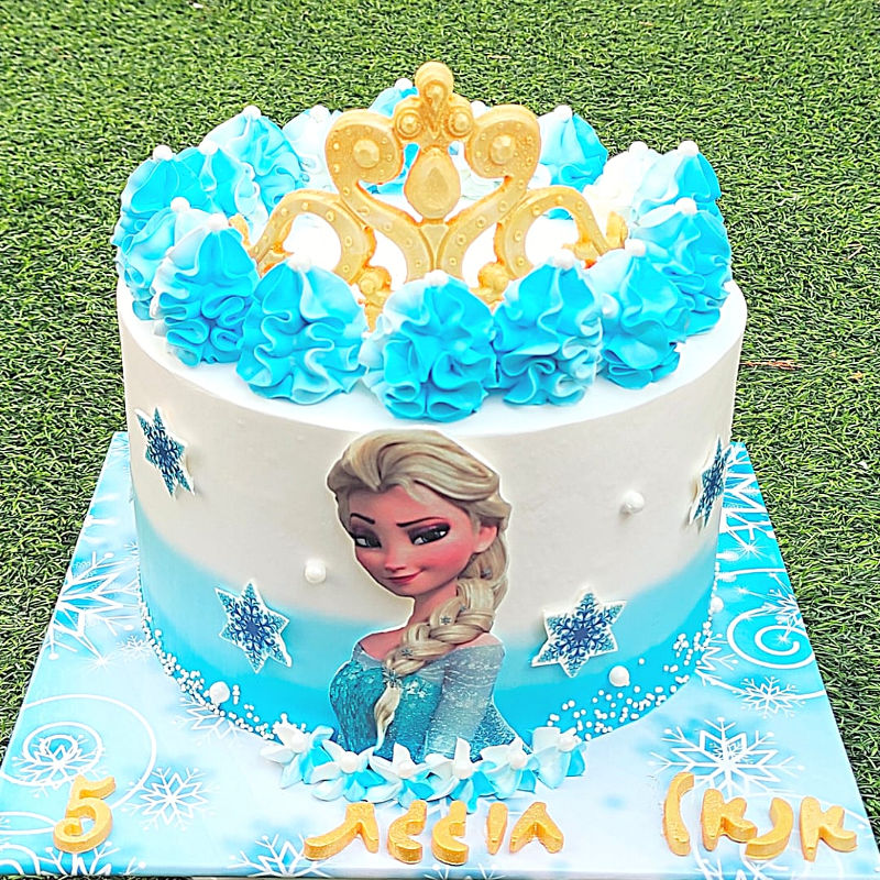 עוגה מעוצבת אלזה