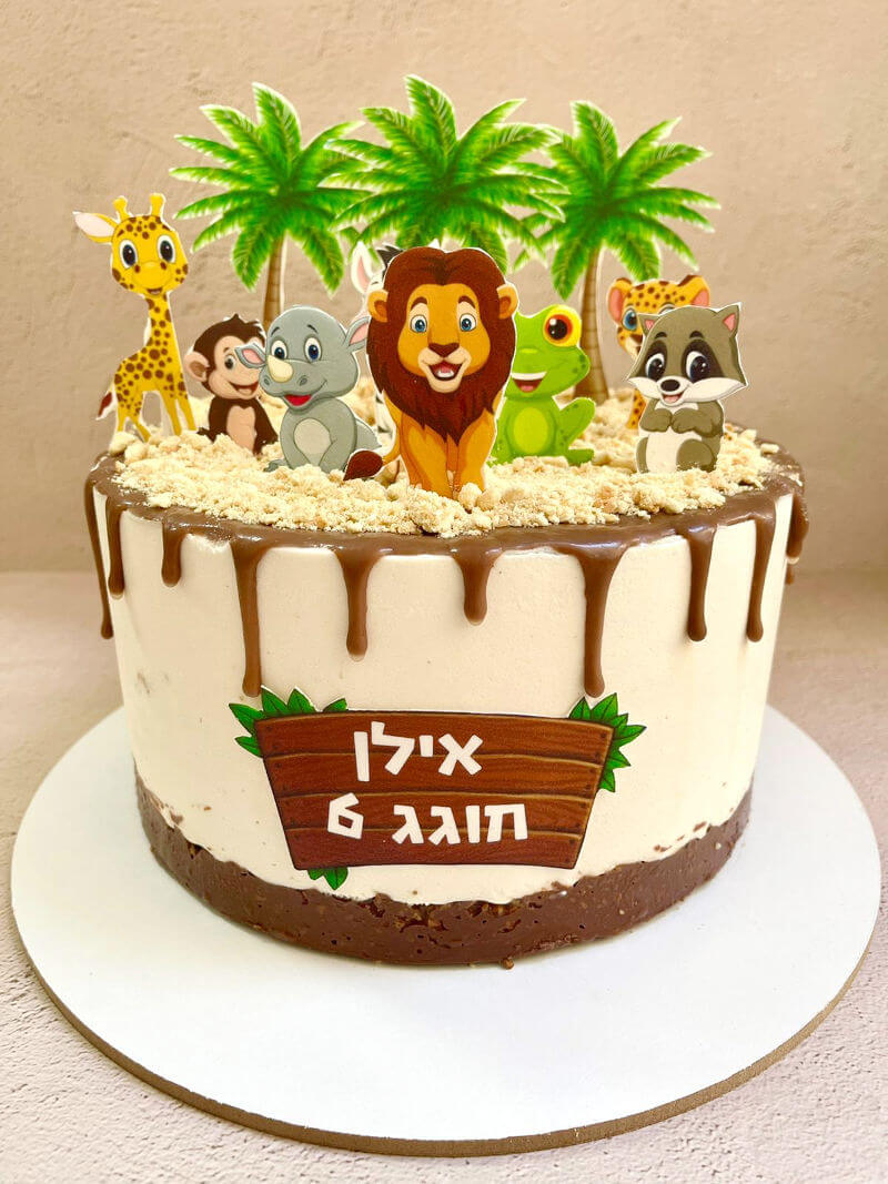 עוגה מעוצבת חיות