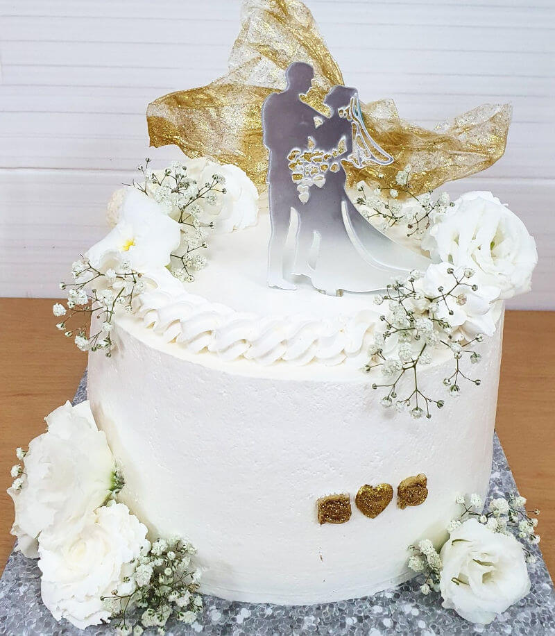 עוגה מעוצבת לחתונה