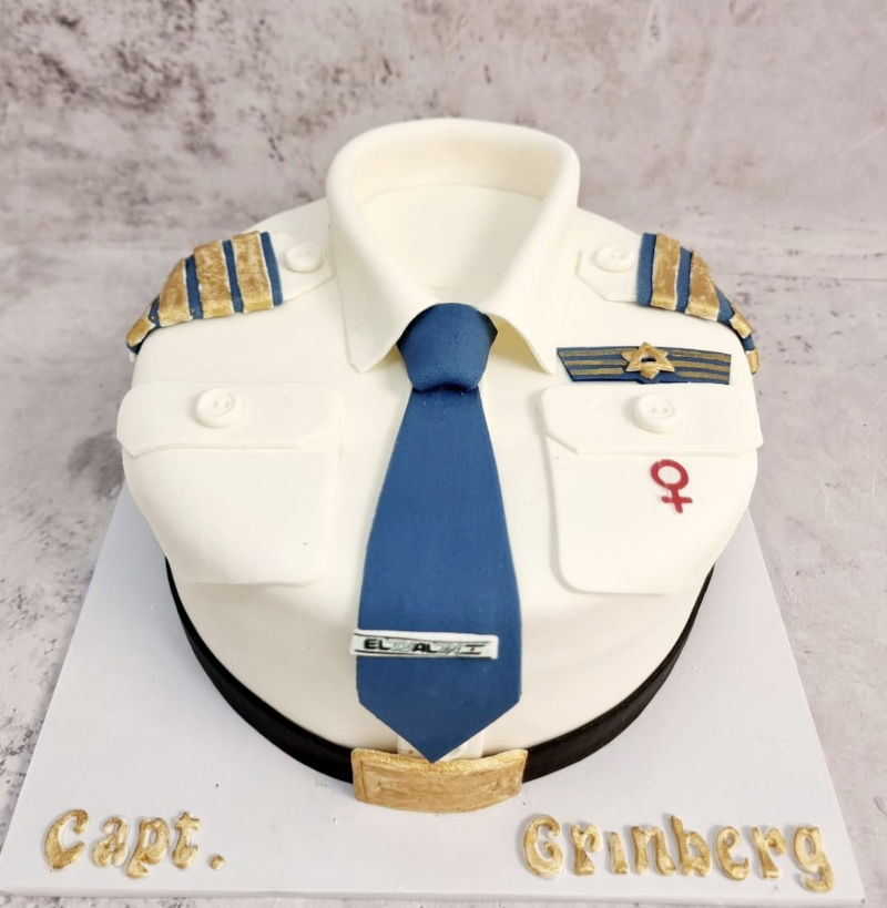 עוגה מעוצבת לטייס