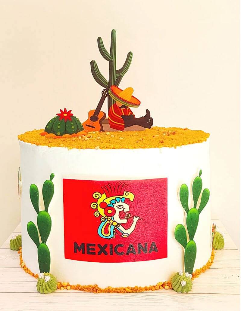 עוגה מעוצבת מקסיקני