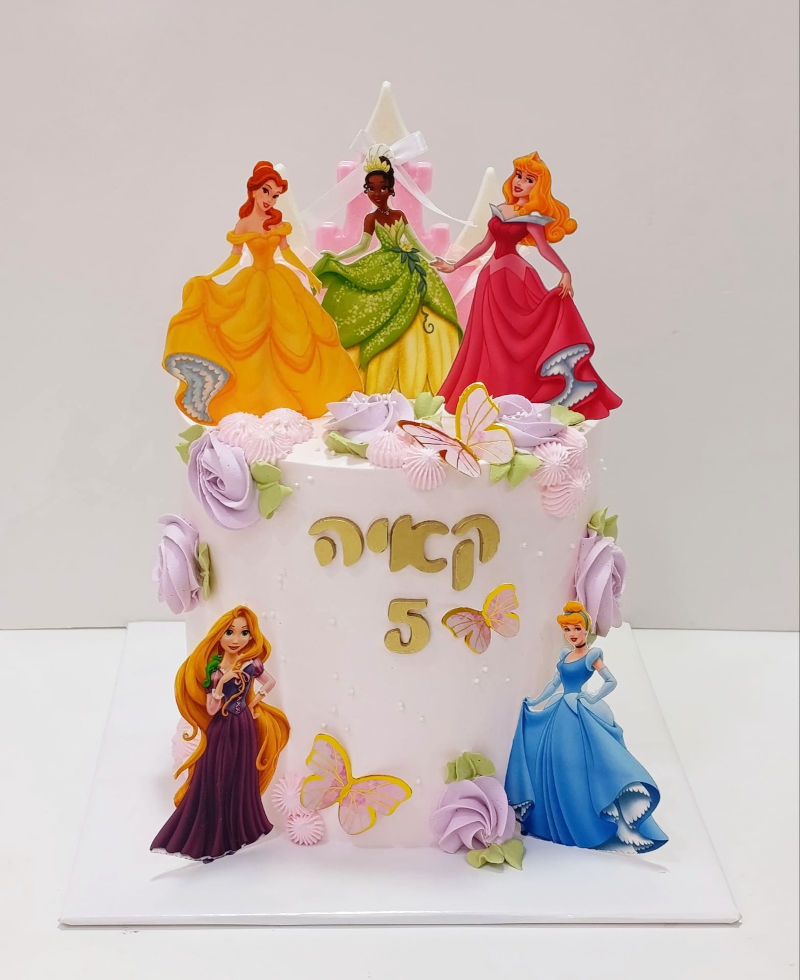 עוגה מעוצבת נסיכות של דיסני