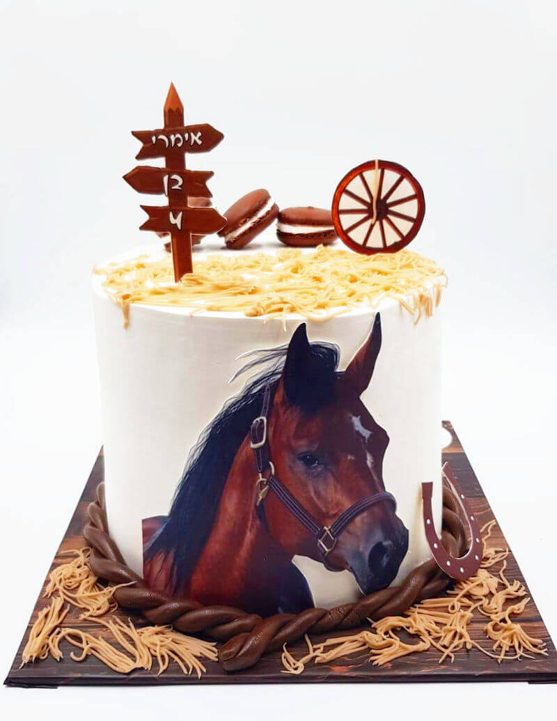 עוגה מעוצבת סוס