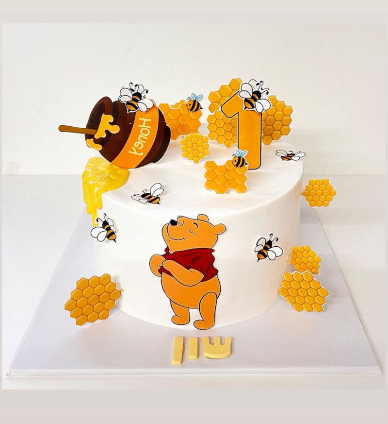 עוגה מעוצבת פו הדוב