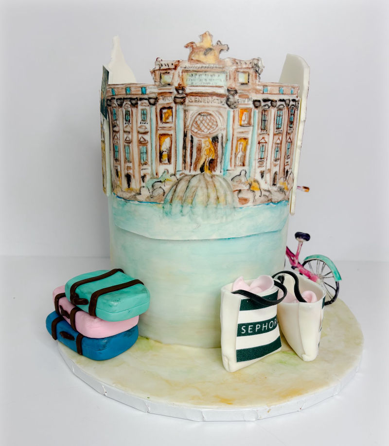 עוגה מעוצבת שופינג ברומא