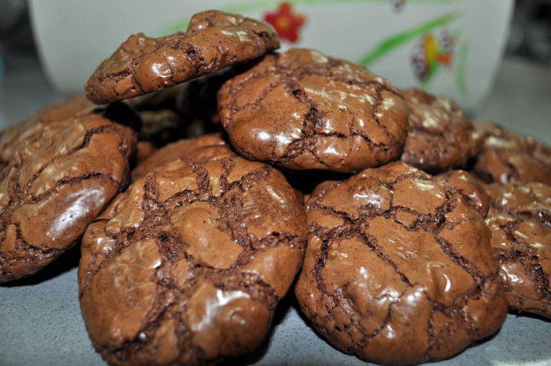עוגיות פאדג שוקולד