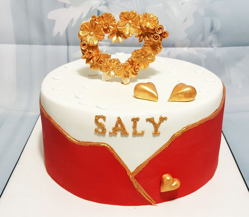 עוגת יום הולדת באהבה