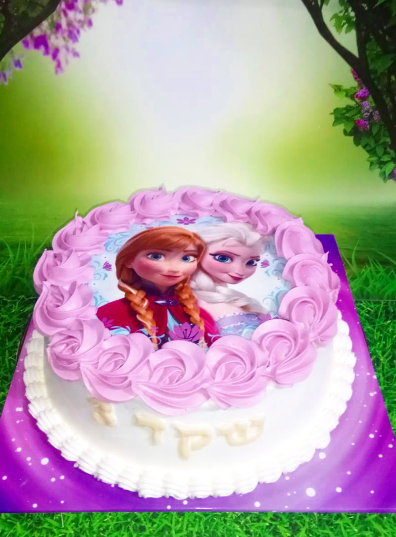 עוגת אלזה ואנה