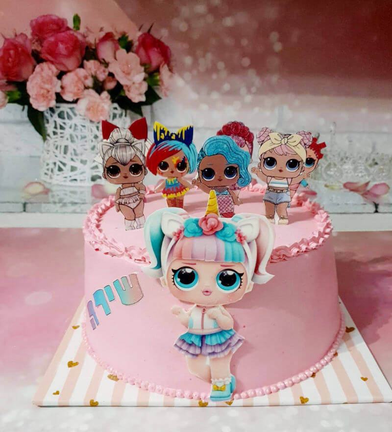 עוגת בובות LOL