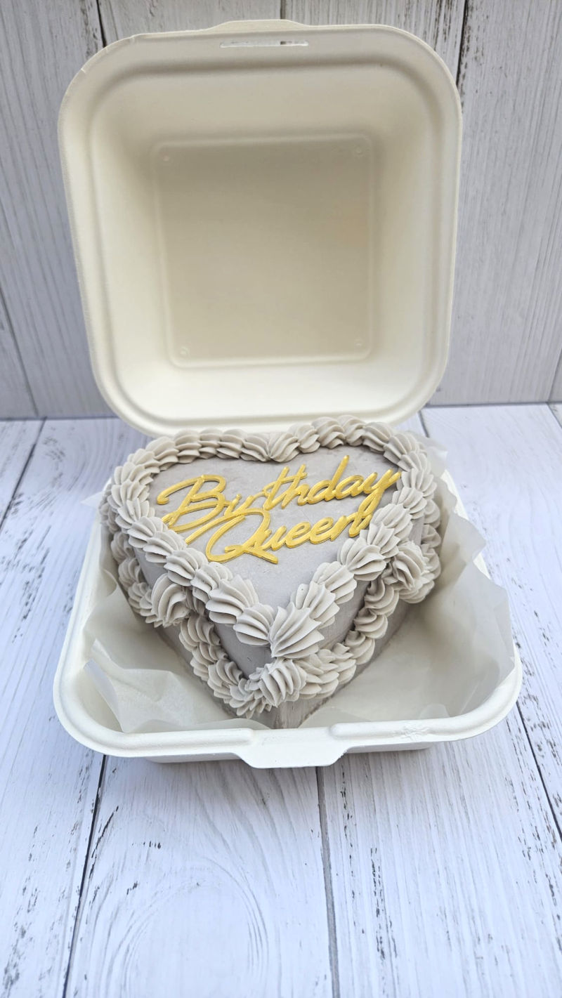 עוגת בנטו בעיצוב לב