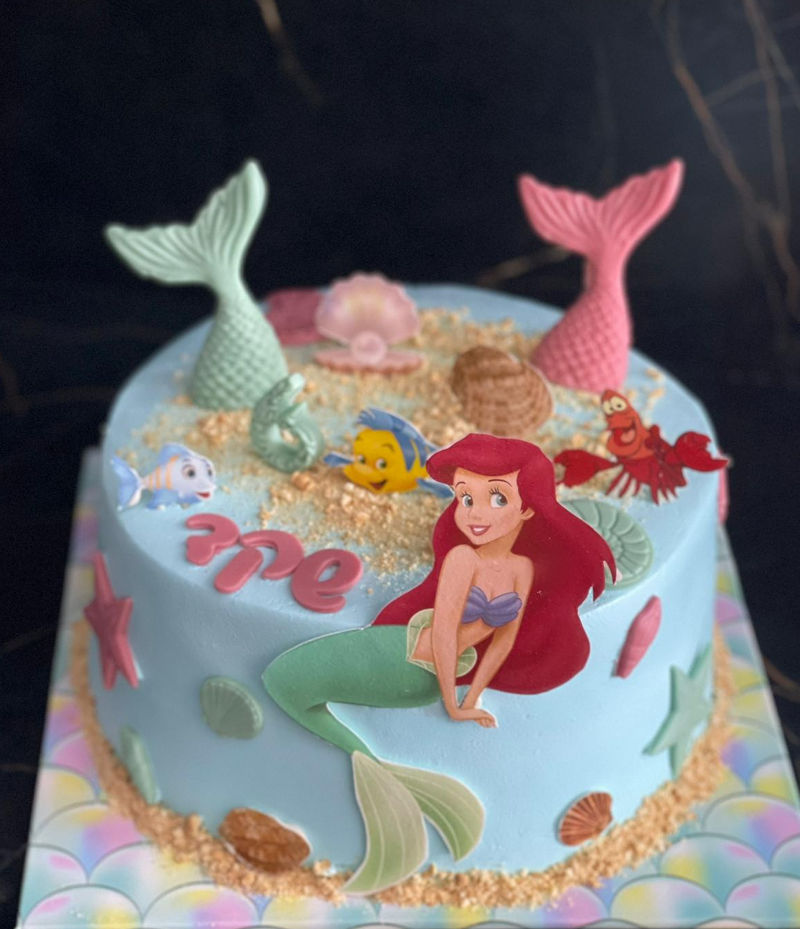 עוגת בת הים ליום הולדת