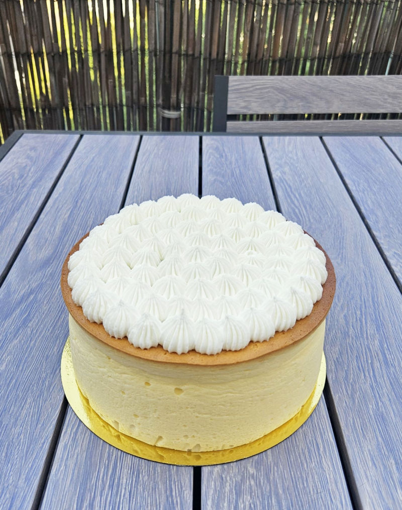 עוגת גבינה אפויה מעוצבת