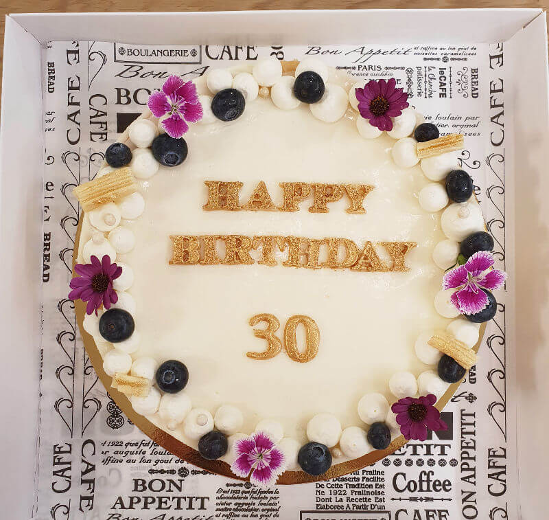 עוגת גבינה ליום הולדת