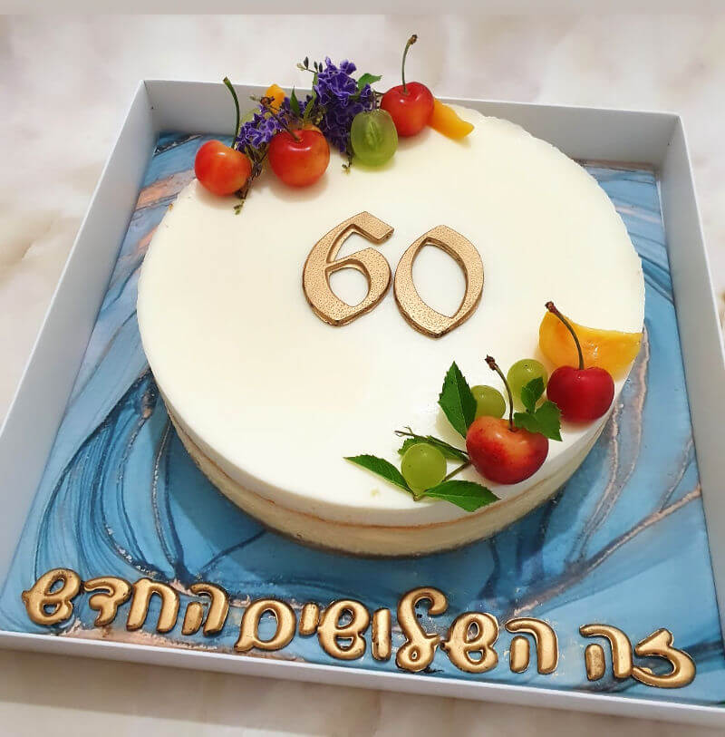 עוגת גבינה מעוצבת