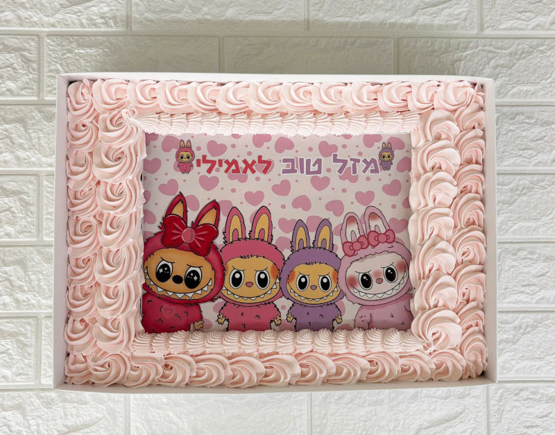 עוגת גן להבובו מלבנית