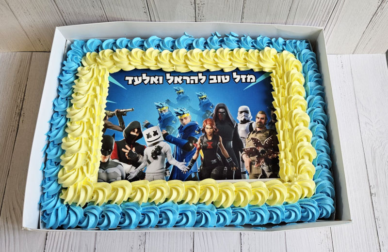 עוגת גן פורטנייט במטבח שומר כשרות