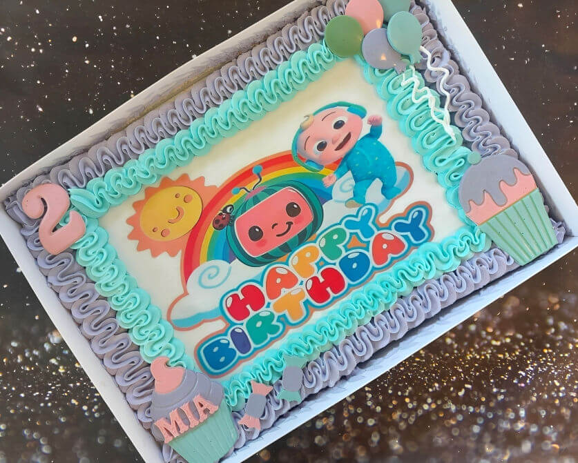 עוגת גן קוקומלון יום הולדת שנתיים