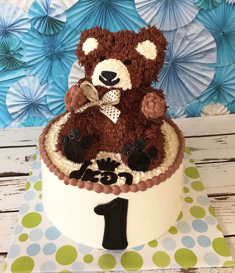 עוגת דובי לגיל שנה