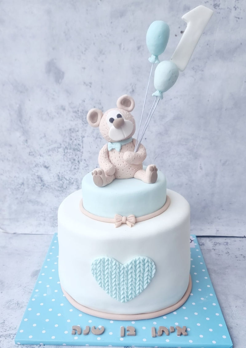 עוגת דובי ליום הולדת שנה