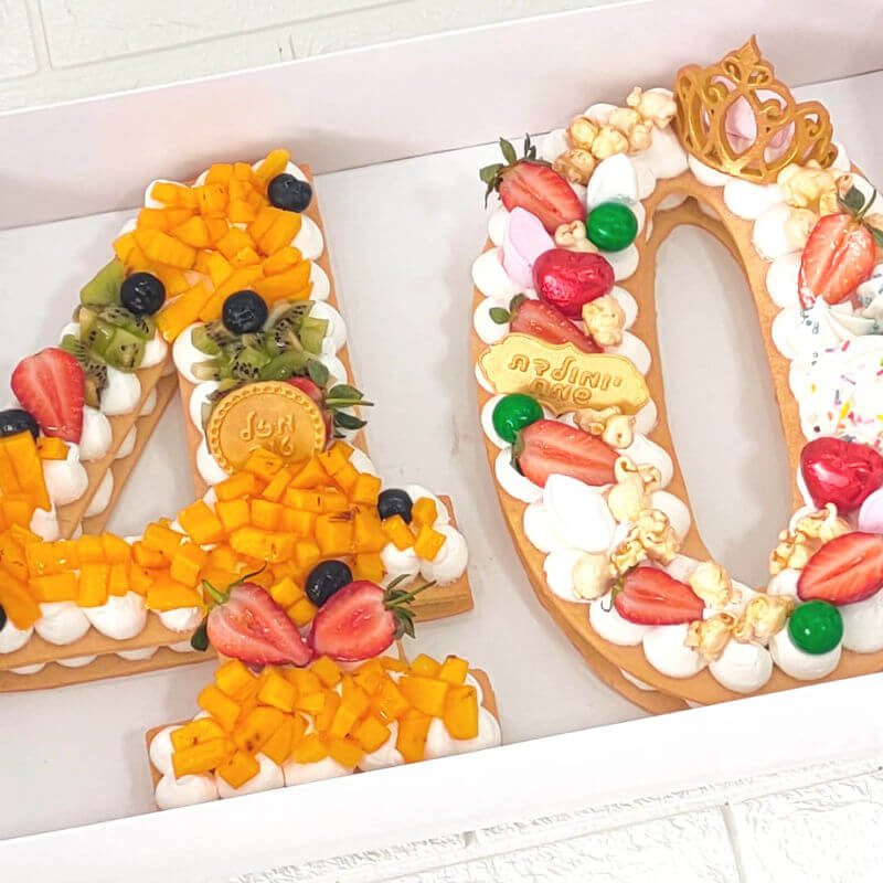 עוגת המספרים לגיל 40