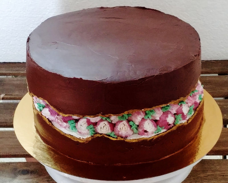 עוגת השבר - FAULT LINE CAKE