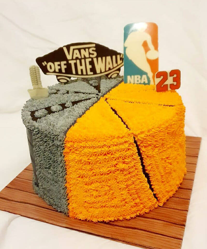 עוגת זילוף כדורסל