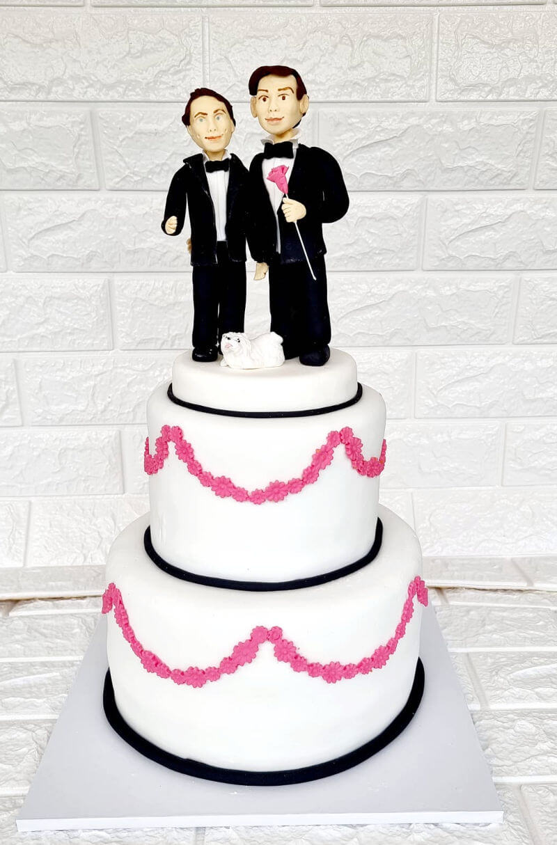עוגת חתונה לגברים