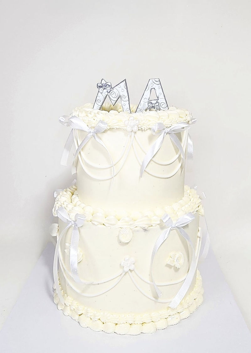 עוגת חתונה רטרו