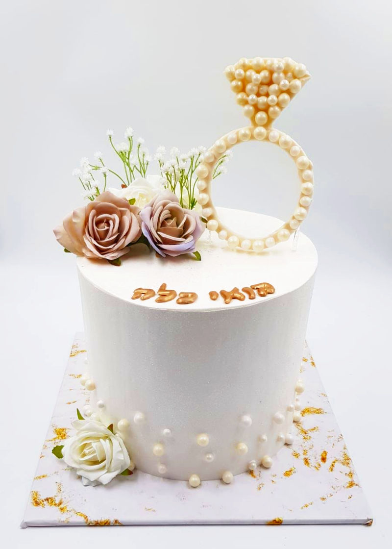 עוגת טבעת ליום נישואין