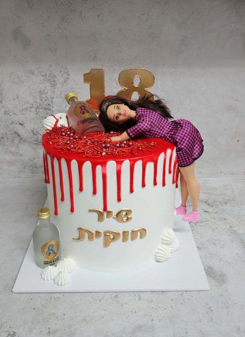 עוגת יום הולדת 18