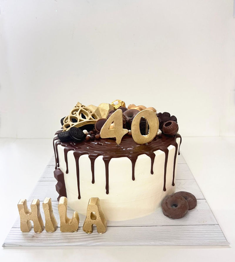 עוגת יום הולדת 40