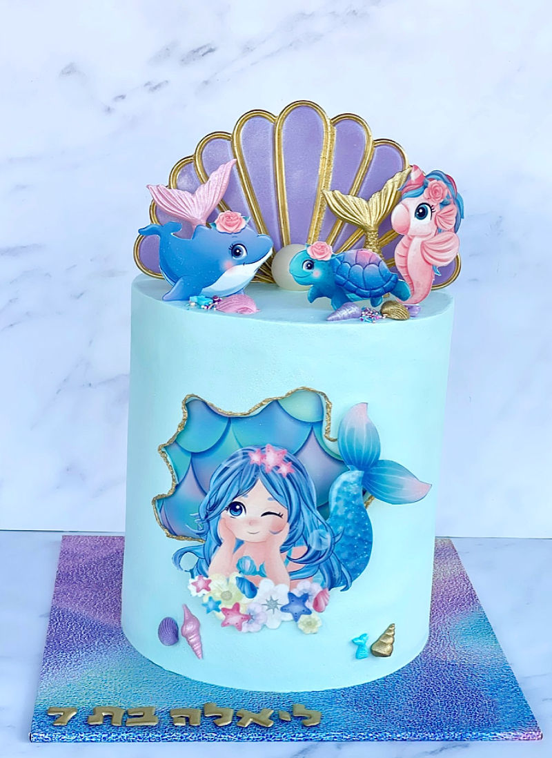 עוגת יום הולדת בת ים