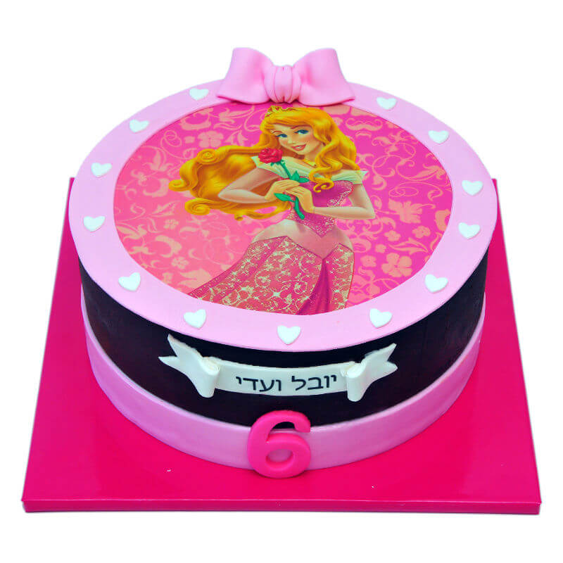 עוגת יום הולדת הנסיכה אורורה