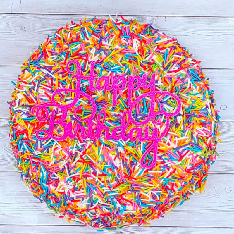 עוגת יום הולדת סוכריות