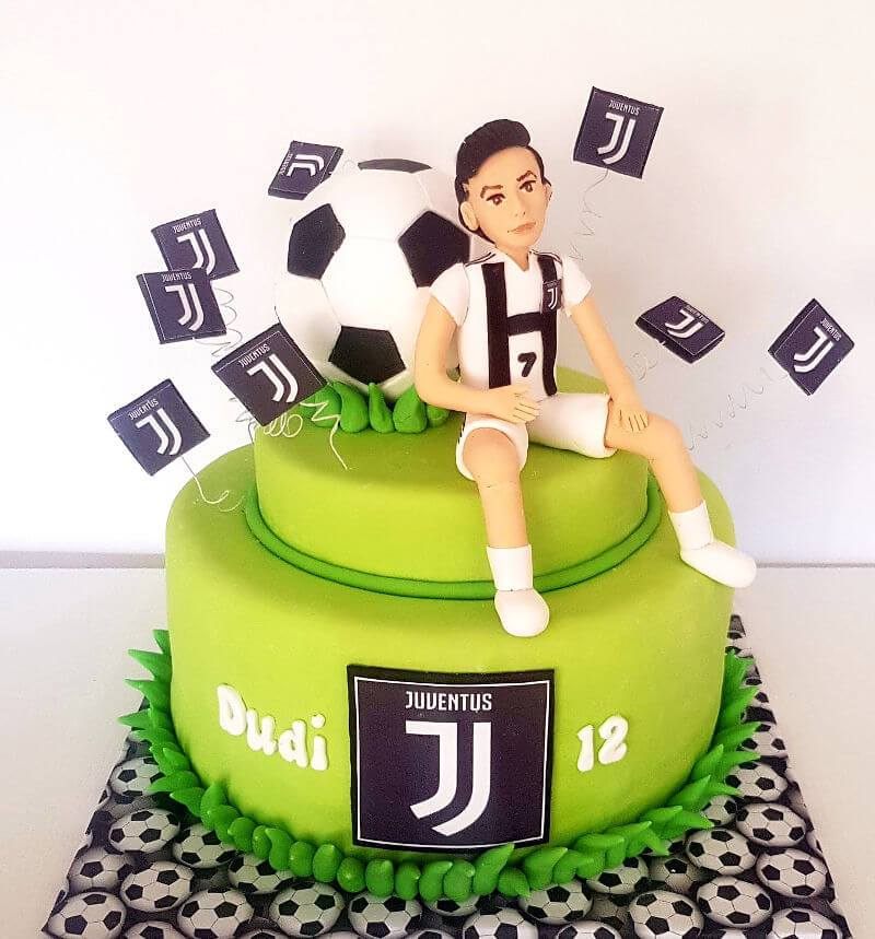 עוגת יום הולדת כדורגל יובנטוס